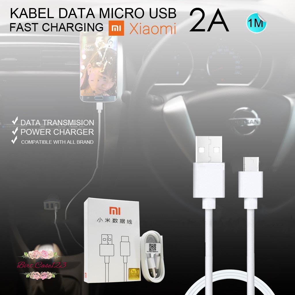 BM002 Mi9 WHITE XIAOMI KABEL DATA NEW MODEL ORIGINAL REDMI NOTE 5A 4 4X 7 6 6pro MICRO USB BC3520