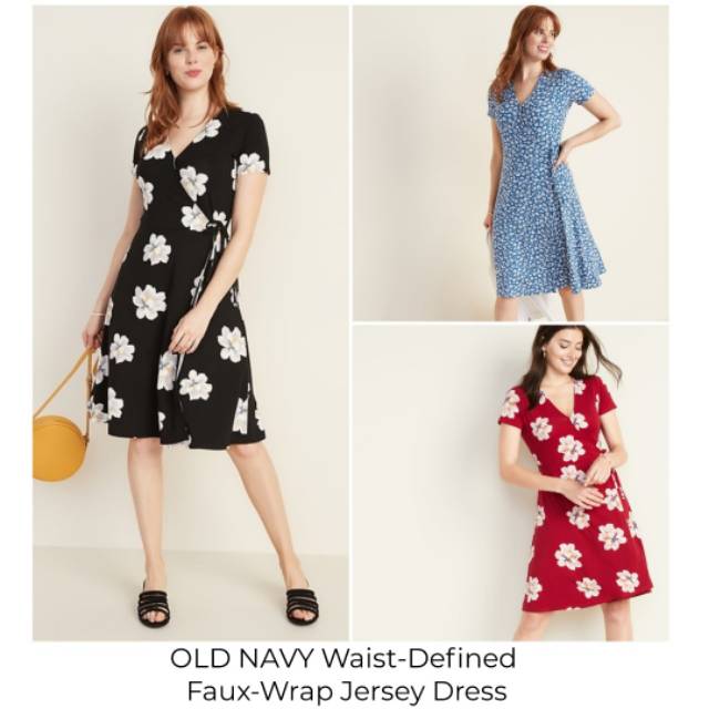 old navy faux wrap dress