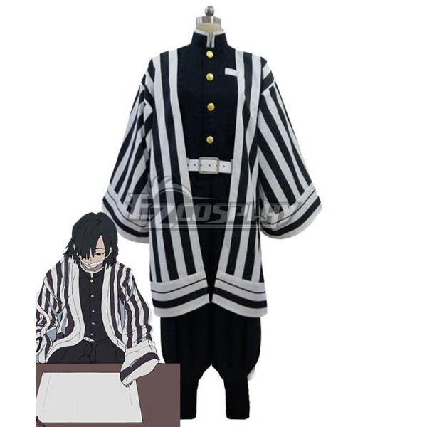 [QTAKASI] FULLSET OBANAI IGURO KIMETSU NO YAIBA COSTUME COSPLAY