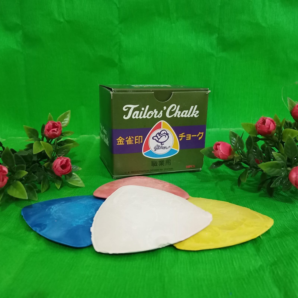 

Kapur Gambar Kain Tailor's Chalk (Golden Bird) Warna Campur