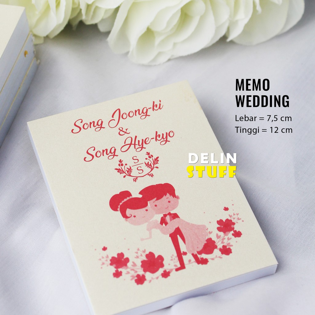 

Memo Souvenir Wedding Custom Souvenir Pernikahan