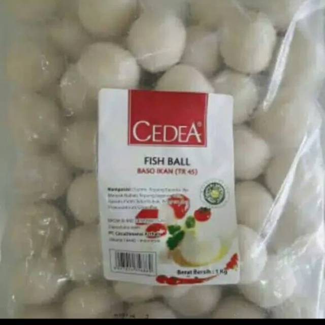 

Cedea baso ikan 1 kg isi 45