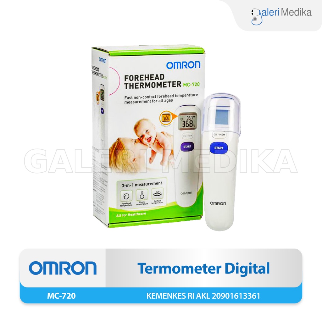 Omron MC-720 / MC720 / MC 720 - Termometer Non Contact / Tanpa Sentuh