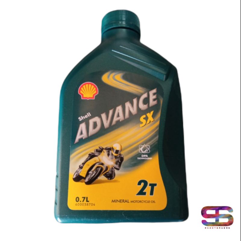 Oli Samping 2 Tak Shell Advance SX Original