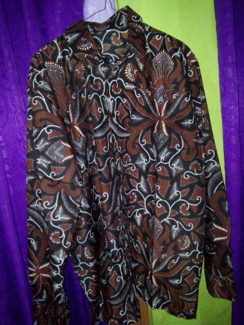 Kemeja Batik Lengan Panjang Unggul Jaya Premium Quality 100% Halus Bac16