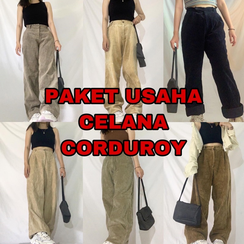 Paket Usaha Celana Corduroy Baca Deskripsi Shopee Indonesia