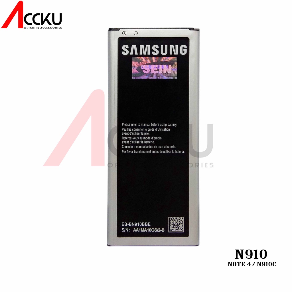 BATERAI SAMSUNG N910C BATTERY SAMSUNG GALAXY NOTE 4 EB-BN910BBE ORIGINAL