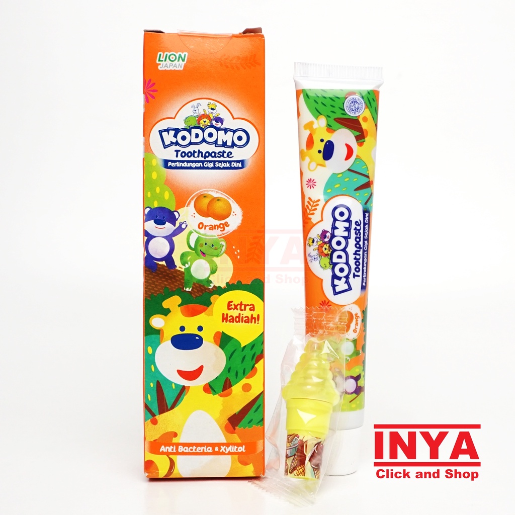 KODOMO TOOTHPASTE ORANGE 45gr - Pasta Gigi Anak - Odol