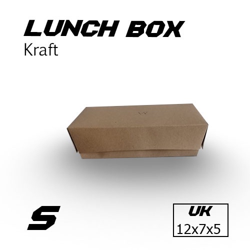 

Lunch Box Paper Kraft /Small Kraft Kotak Makanan Nasi 270 Gsm