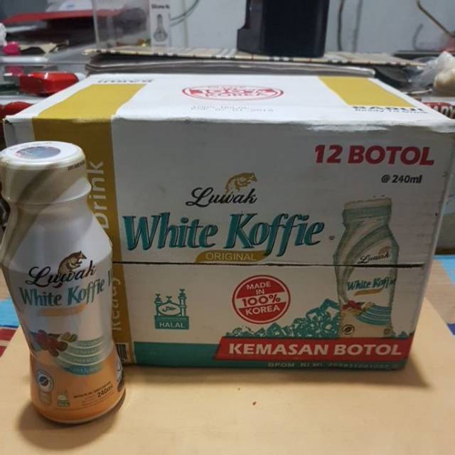 1 Karton Kopi Luwak White Coffee Botol 220ml Isi 12pcs Shopee Indonesia