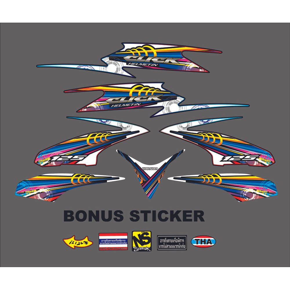 X2 STRIPING CUSTOM VARIO OLD 125 VARIASI. SR07