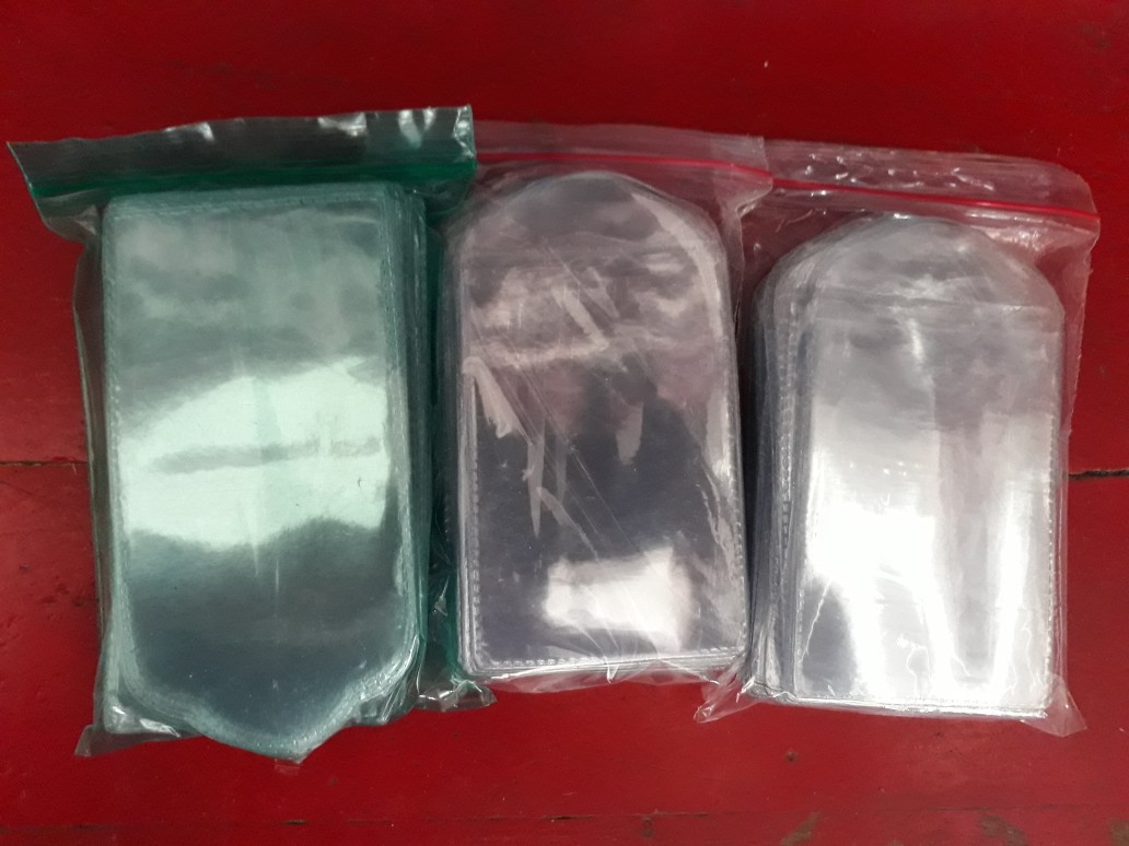 Paket 100 Pcs Plastik Pelindung Logam Mulia Antam Certicard Certieye Model Amplop