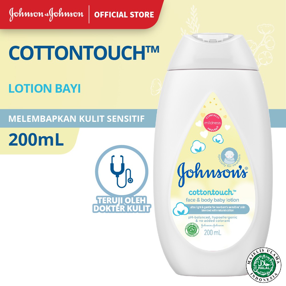 Johnson's CottonTouch Face&amp;Body Baby Lotion 200ml 2924