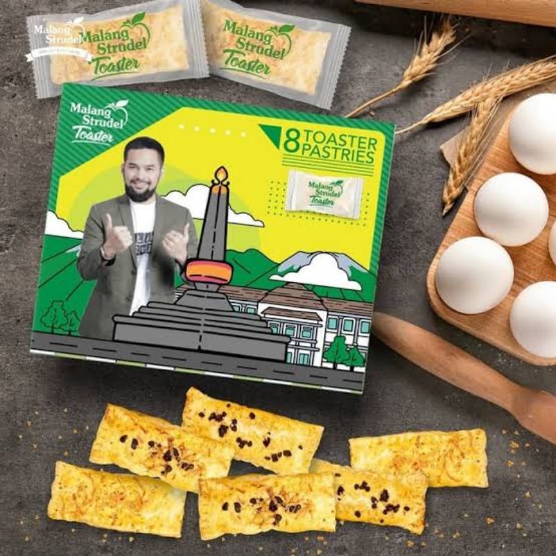 Malang Strudel Toaster - Teuku Wisnu - Oleh-Oleh Kota Malang
