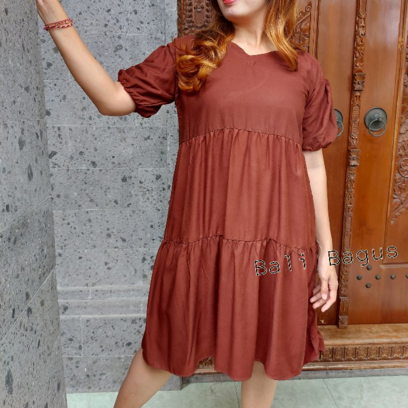 Dress babydoll ( rayon premium)