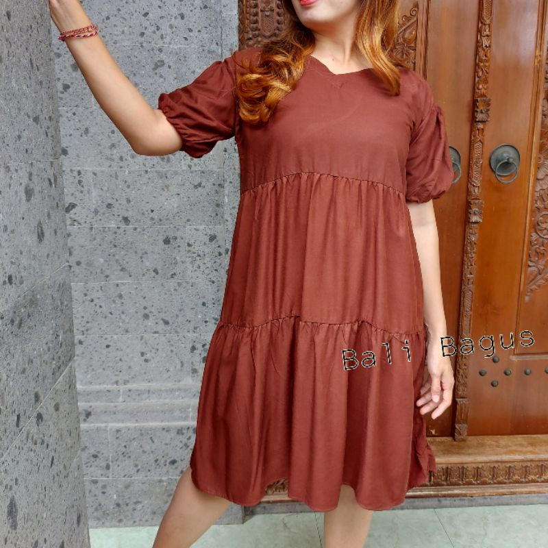 Dress babydoll ( rayon premium)