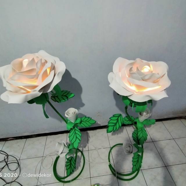 Standing flower lampu dekorasi lampu hias