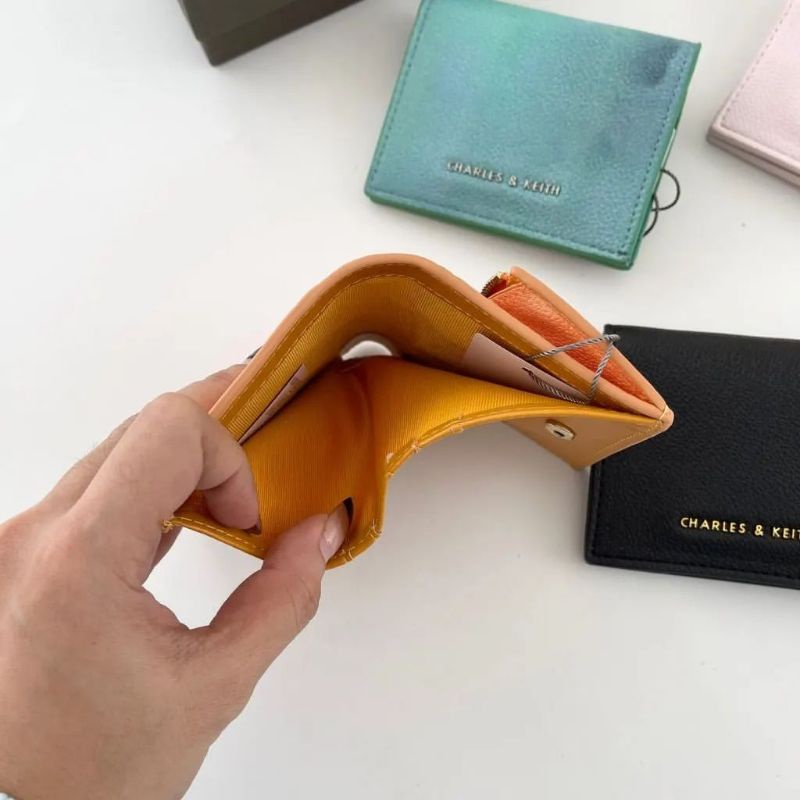 12.12 SALE  | CK Front Flap Watercolour-Print Small Wallet