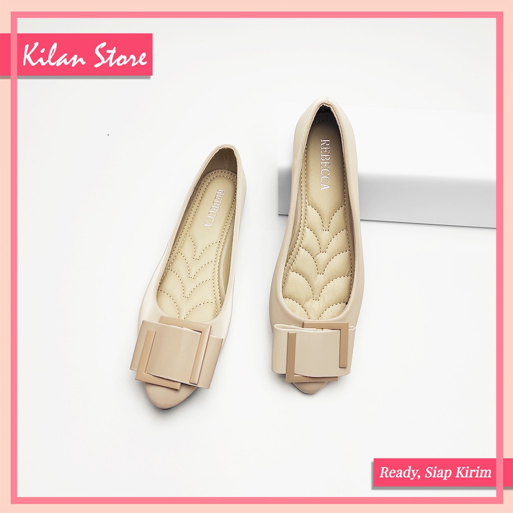 Flatshoes Humaira 2112602 - Sepatu Flat Wanita Sepatu Teplek Wanita Nyaman Digunakan