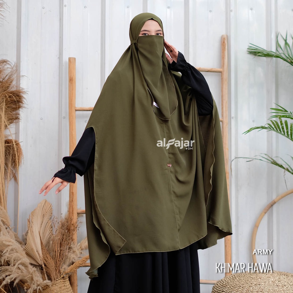 Khimar Jumbo Handsplit Hawa by Alfajar