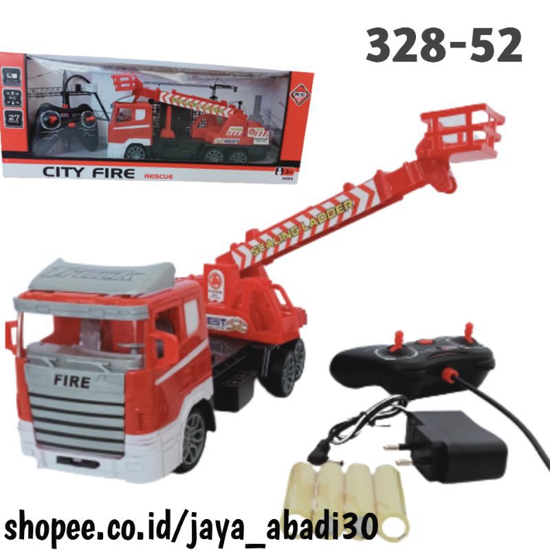 MAINAN MOBIL RC REMOTE CONTROL PEMADAM KEBAKARAN / PMK/ FIRE ENGINEE 328-52