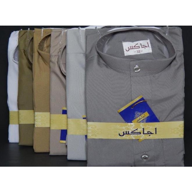 Baju Muslim Jubah Gamis Anak Laki PolosImpor Asli Arab saudi Merk Ajax