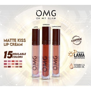 Image of OMG Oh My Glam Matte Kiss Lip Cream │Lipstik Lipstick Lipcream OMG | Love Edition OMG