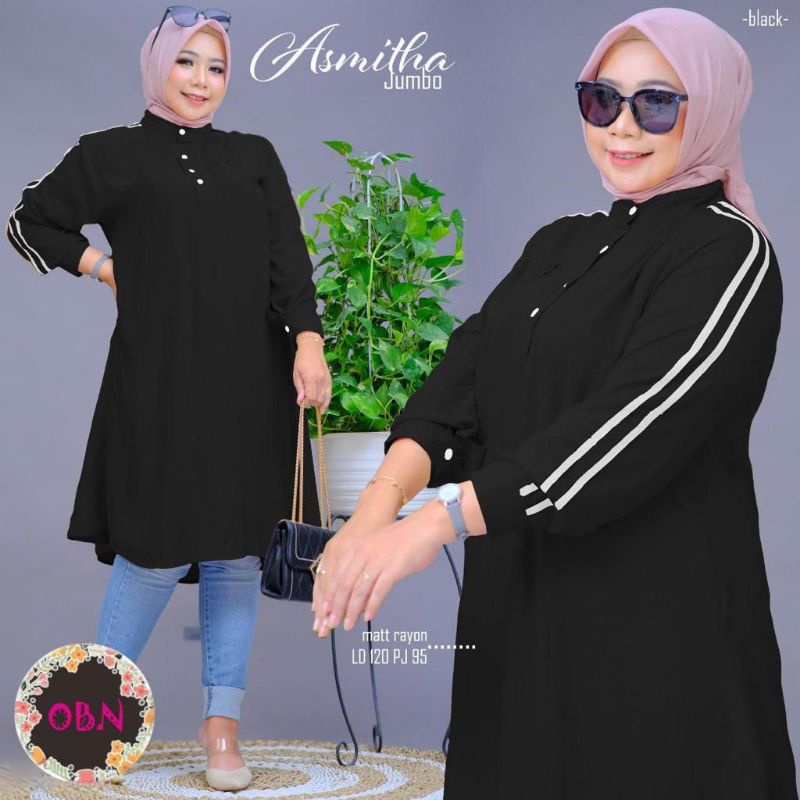 Tunik Rayon Jumbo Asmitha Ori Obn