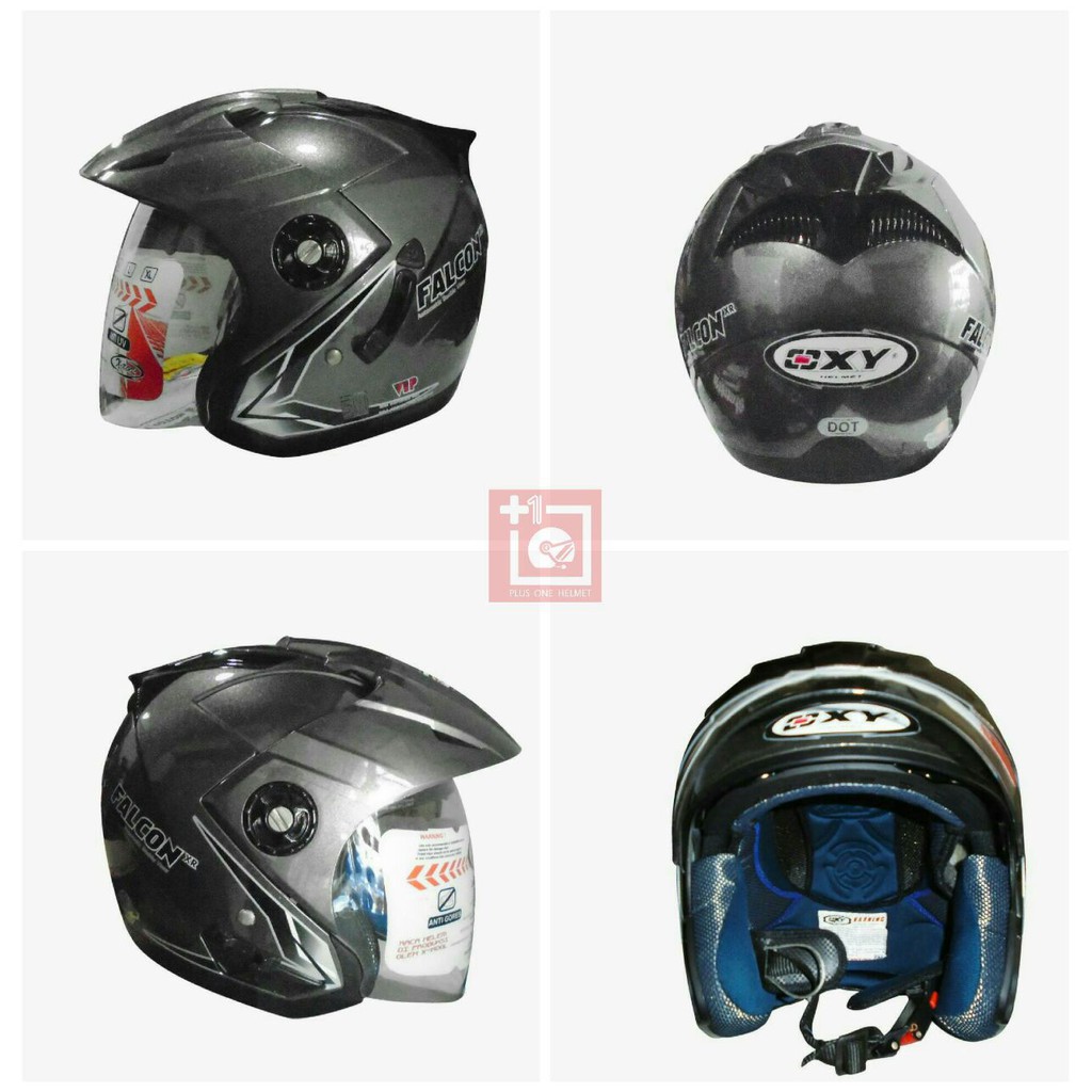 Helm  SNI Murah Helm OXY FALCON XR Solid