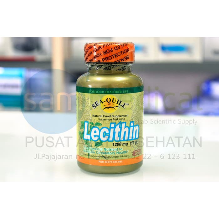 Medica - SEA QUILL Lecithin 1200 mg Jaga Kadar HDL Kolesterol  60