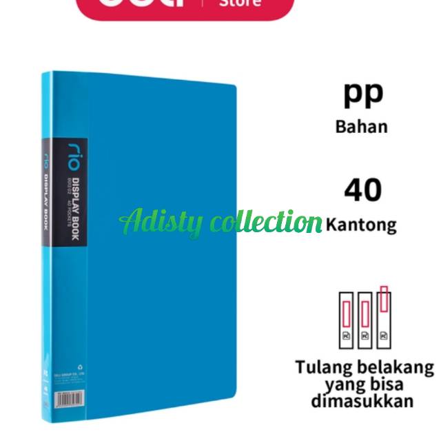 

Display Book / Clear Holder Deli 40 pocket