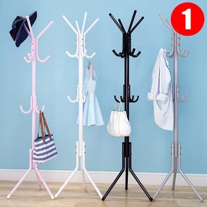 Gantungan Baju Topi / Stand Hanger Multifungsi Tempat Gantungan Topi