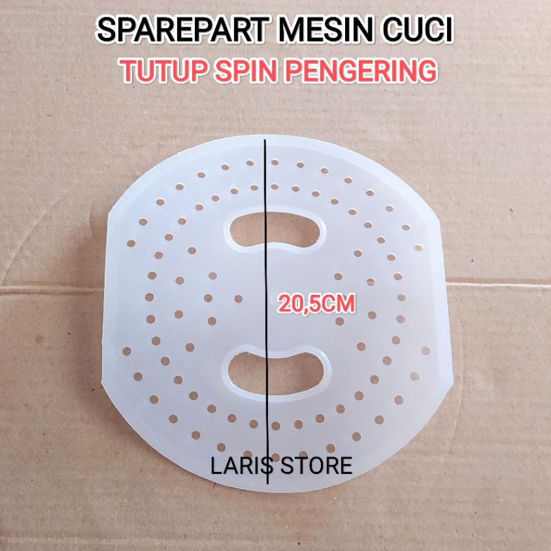 Tutup Spin / Spinner Pengering Mesin Cuci Umum Multi  / Model Oval Ukuran 20,5cm