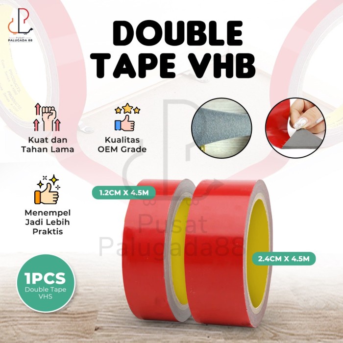 

Segera Miliki Double Tape Vhb Isolasi 1" 1 Inch Automotive 24Mm X 4,5M 24 Mm X-3M Hot Sale