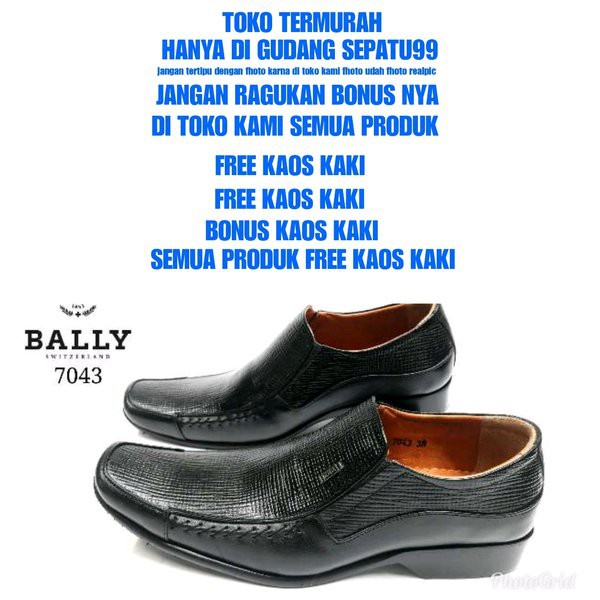 Toko SS Sepatu Pantofel Pantufel Pria SEPATU PANTOPEL BALLY 7043 KULIT BALLYPANTOPEL
