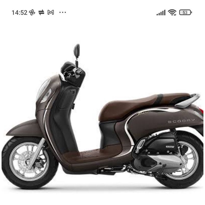 COVER FRONT L COVER SAYAP KIRI ALL NEW SCOOPY K2F 2020-2022 ORIGINAL NATURAL