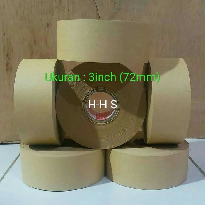 

MURAH LAKBAN AIR / GUMMED TAPE 3INCH / 72MM X 100M