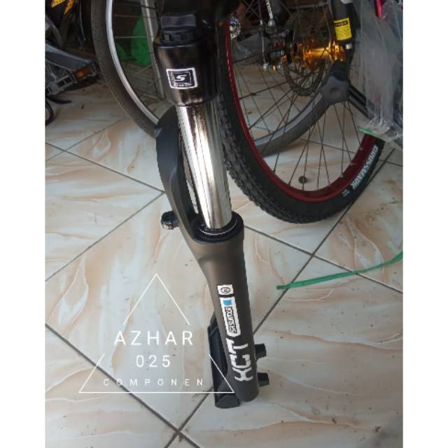 Fork sepeda XCT SR SUNTOUR 27,5 LOCK COIL