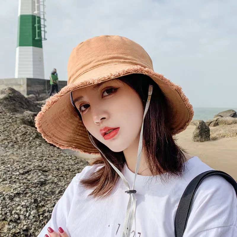 Bucket Hat Model Rawis / Topi Bucket Rawis Unisex -Bucket Hat Ripped  Rawis Rumbai Aneka Warna