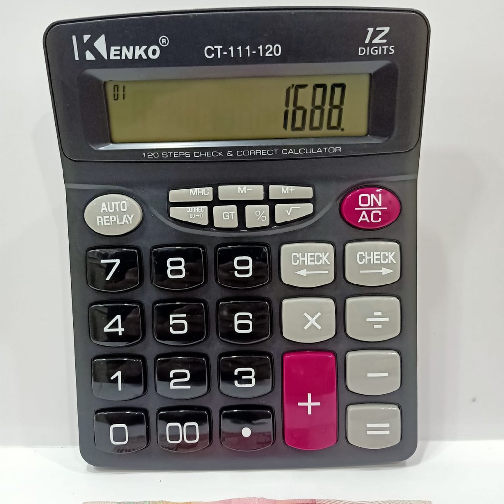 

KALKULATOR KENKO 111 12 DIGIT WARNA HITAM
