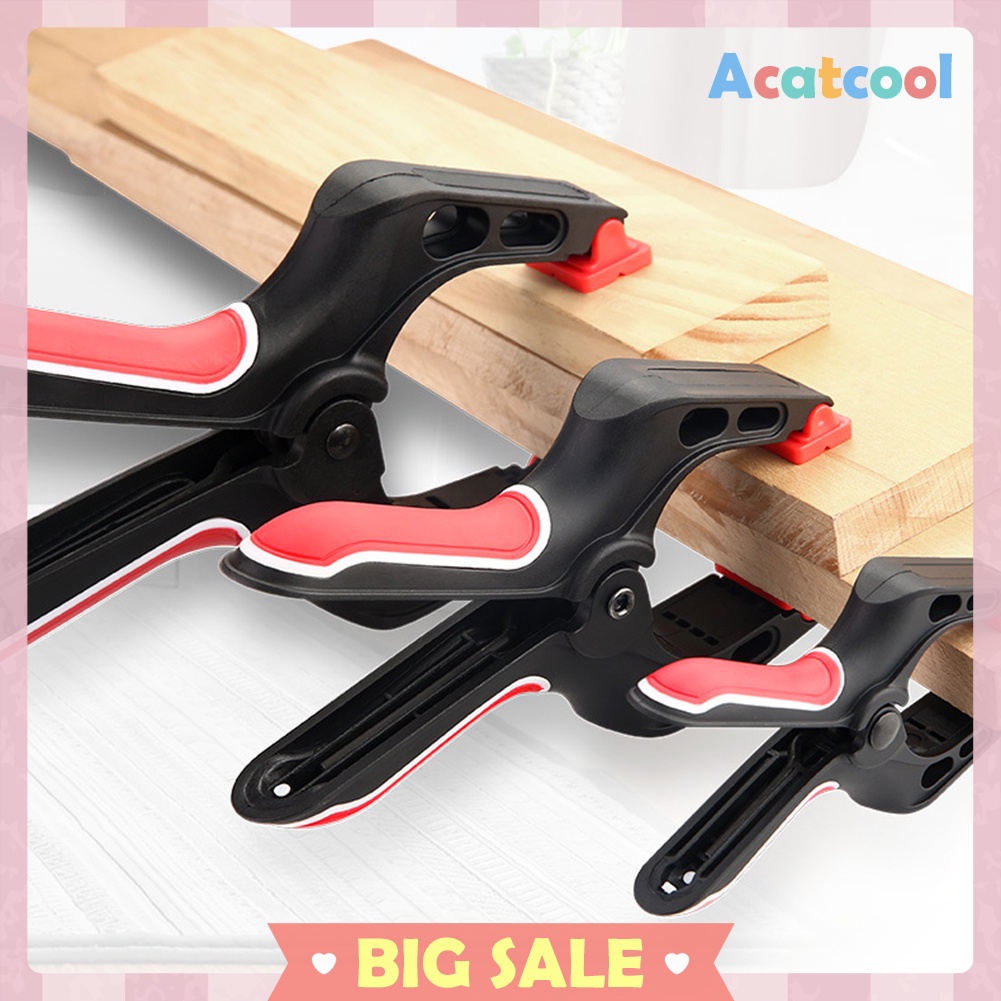 A-Shaped Woodworking Clamp Strong Grip Spring Clamp Wood Board Fixing Clip