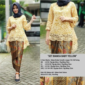 Set Kebaya Brukat Bianca Kebaya Modern Kebaya Pesta