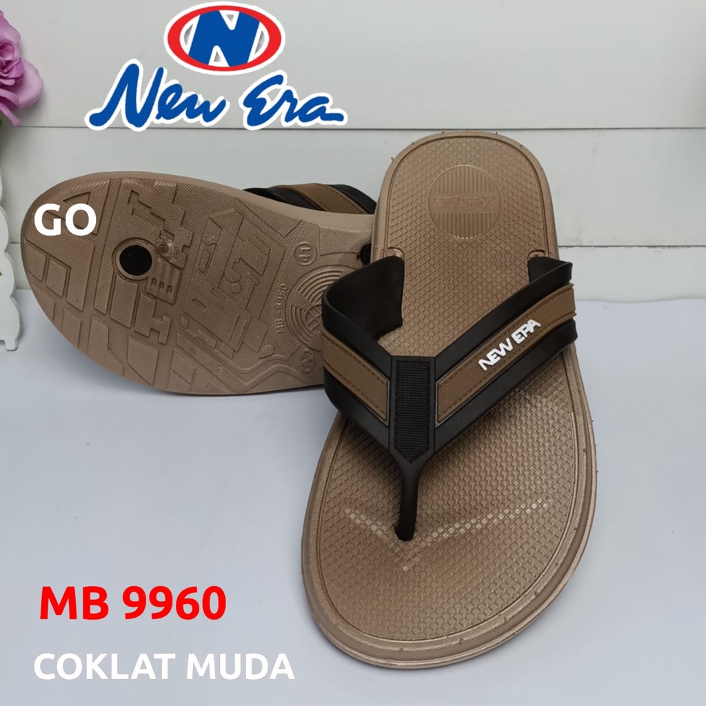 BB NEW ERA MB 9960 Sandal Jepit Casual Pria Dewasa Polos Sandal Anak Laki-laki Kekinian Anti Air Murah Lentur Nyaman