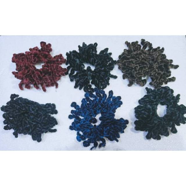 grosir  Ikat rambut ubur 6 PCS small/karet rambut cendol kecil