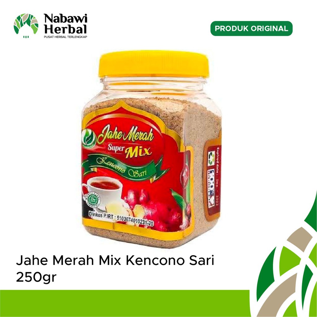 

Jahe Merah Super Mix Kencono Sari 250gr