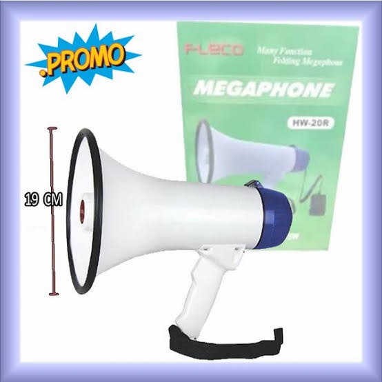 TOA HW-20R PENGERAS SUARA MEGAPHONE UNTUK KAMPANYE, PROMOSI JUALAN TOA FLECO HW-20R