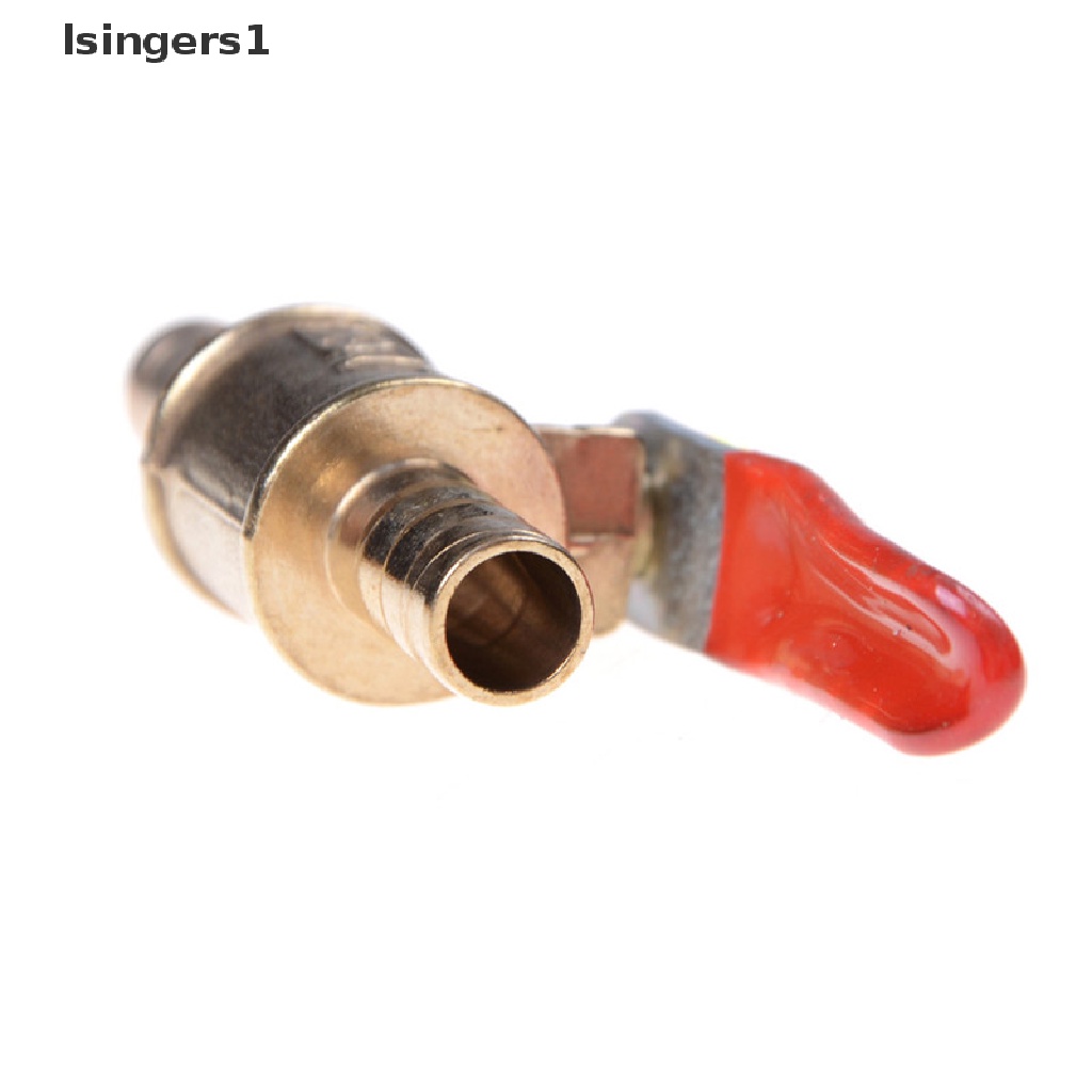 (lsingers1) Katup Bola 8mm 5 / 16 &quot;Bahan Kuningan Untuk Selang Air / Gas / Bensin