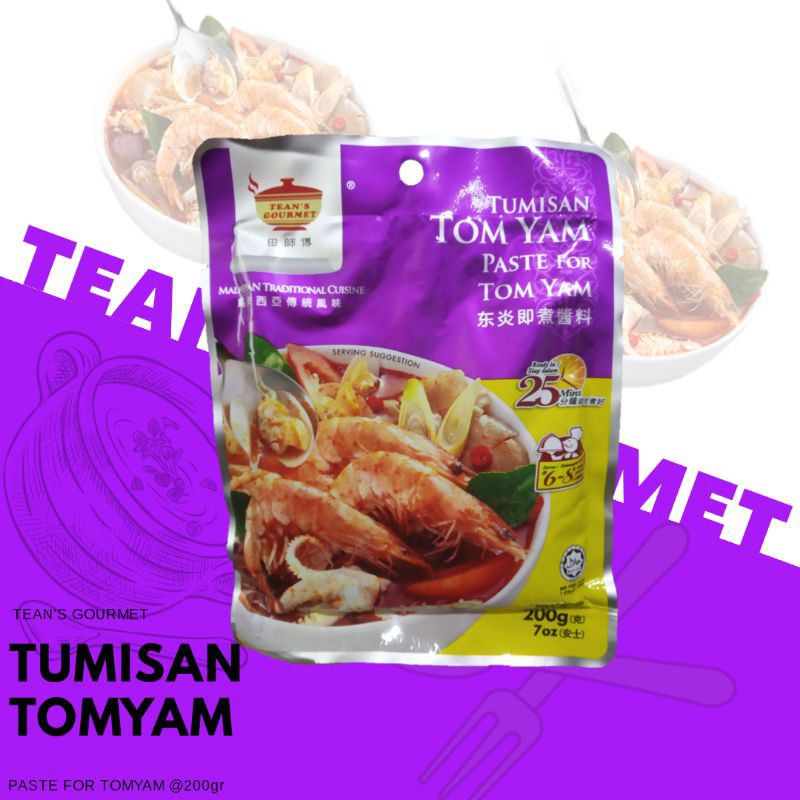 

Malaysian Tumisan Tom yam paste - Bumbu Tomyam Malaysia Tean's Gourmet
