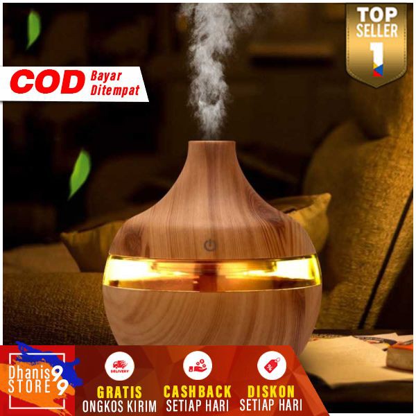 Ultrasonic Humidifier Diffuser Aroma Essential Oil 300ml Humi Aromaterapi Humidifer Aromatherapy