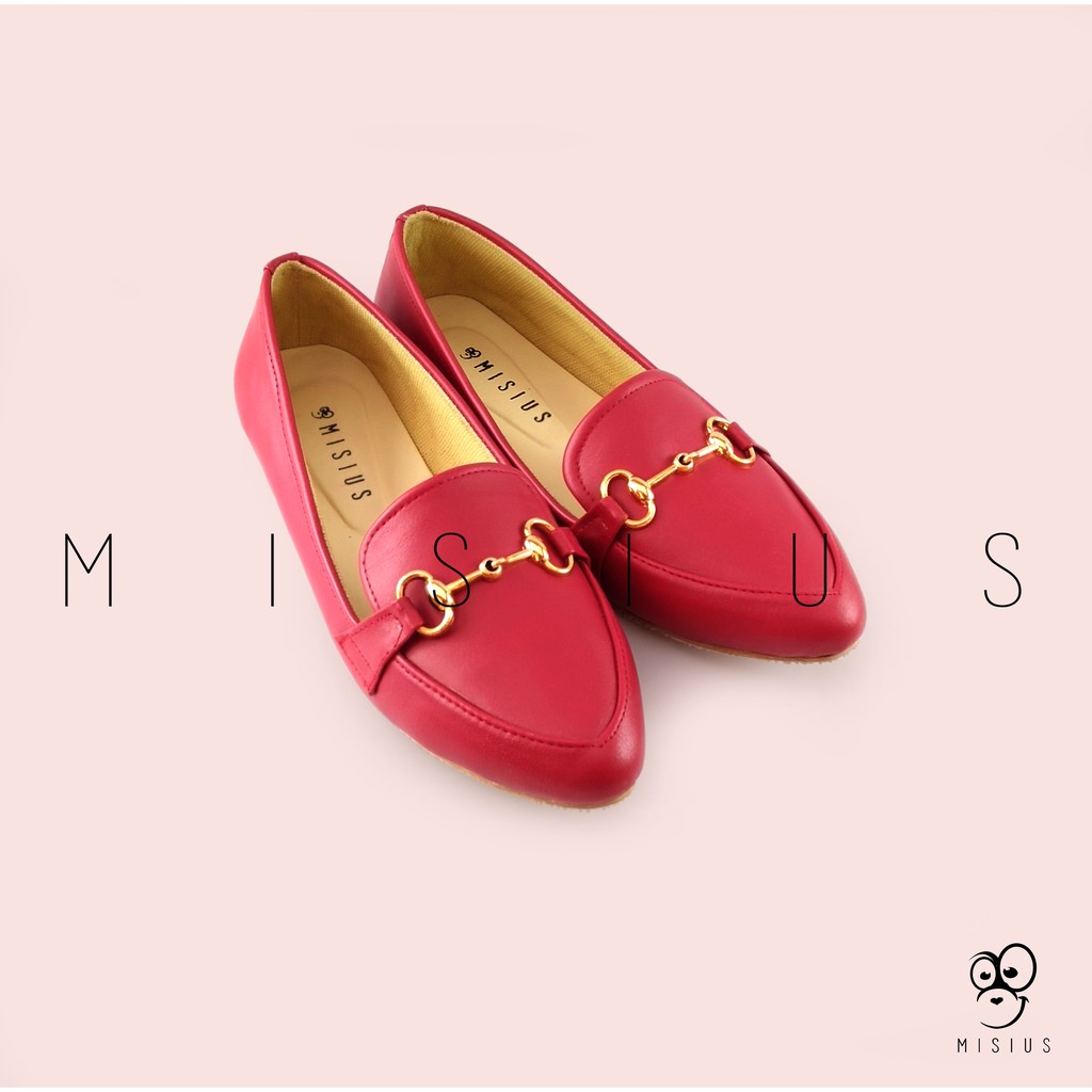 Misius Cerena Flatshoes - Maroon